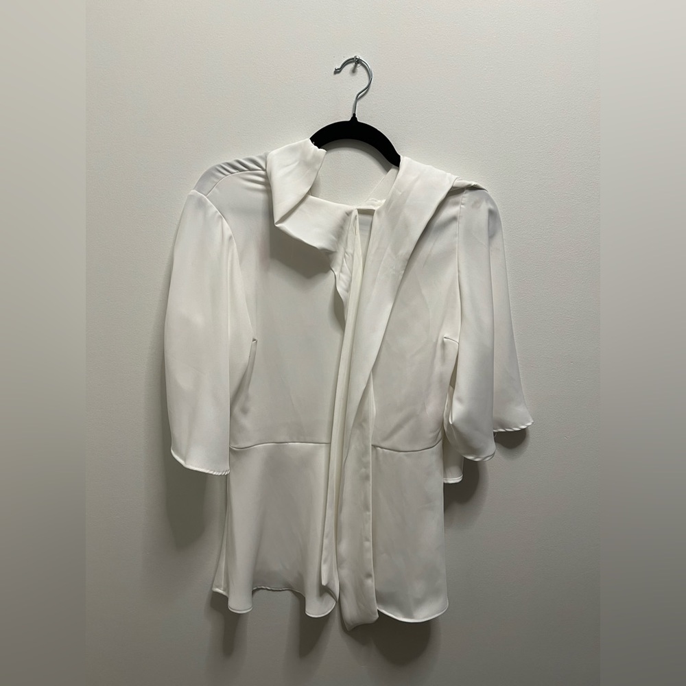 Zara White Blouse